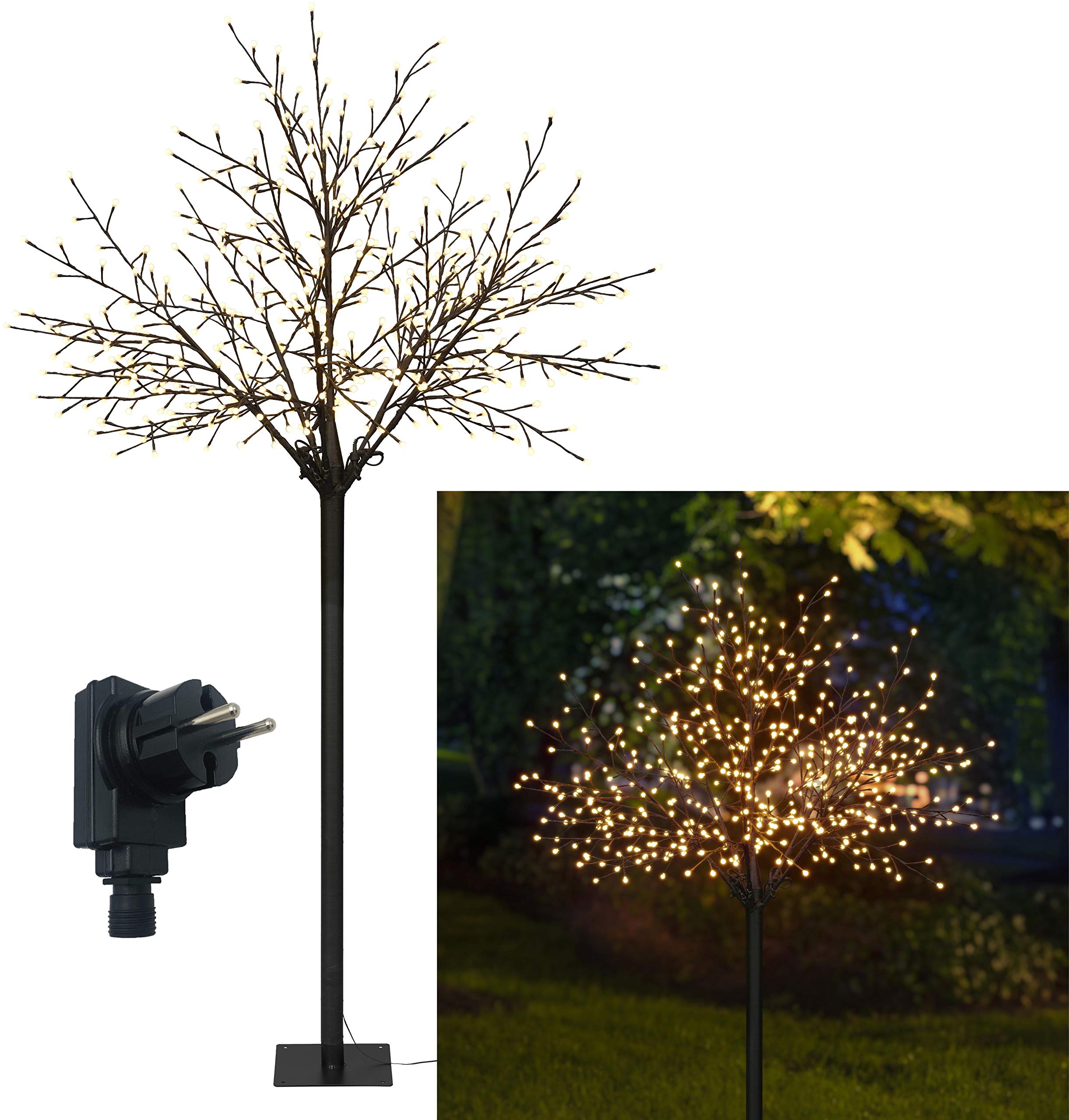 Bonetti Light Trees Lichterbaum 220 cm 500 LED warmweiß