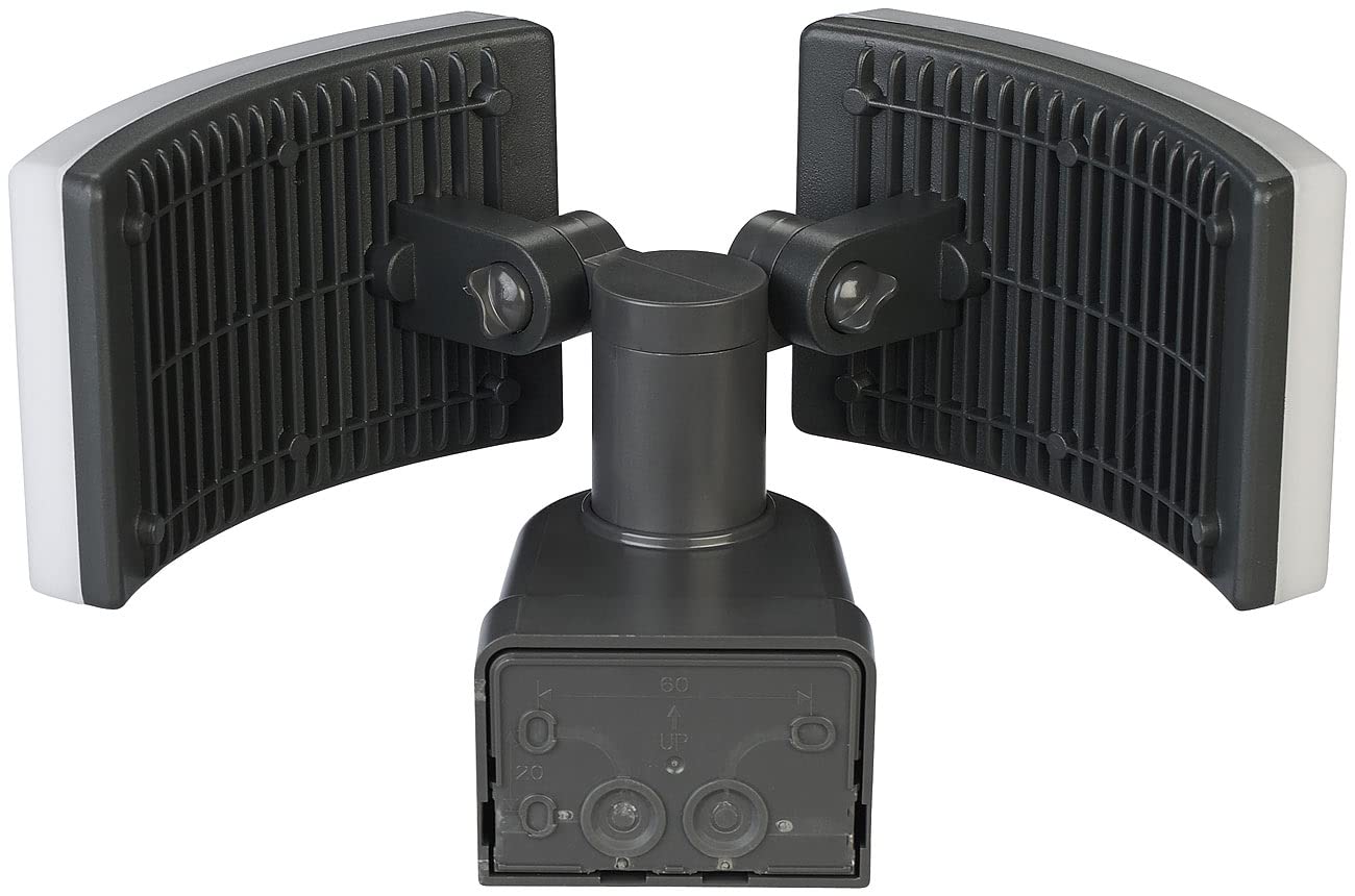 Lunartec Außenbeleuchtung Duo-Außenstrahler 40W 2er-Set