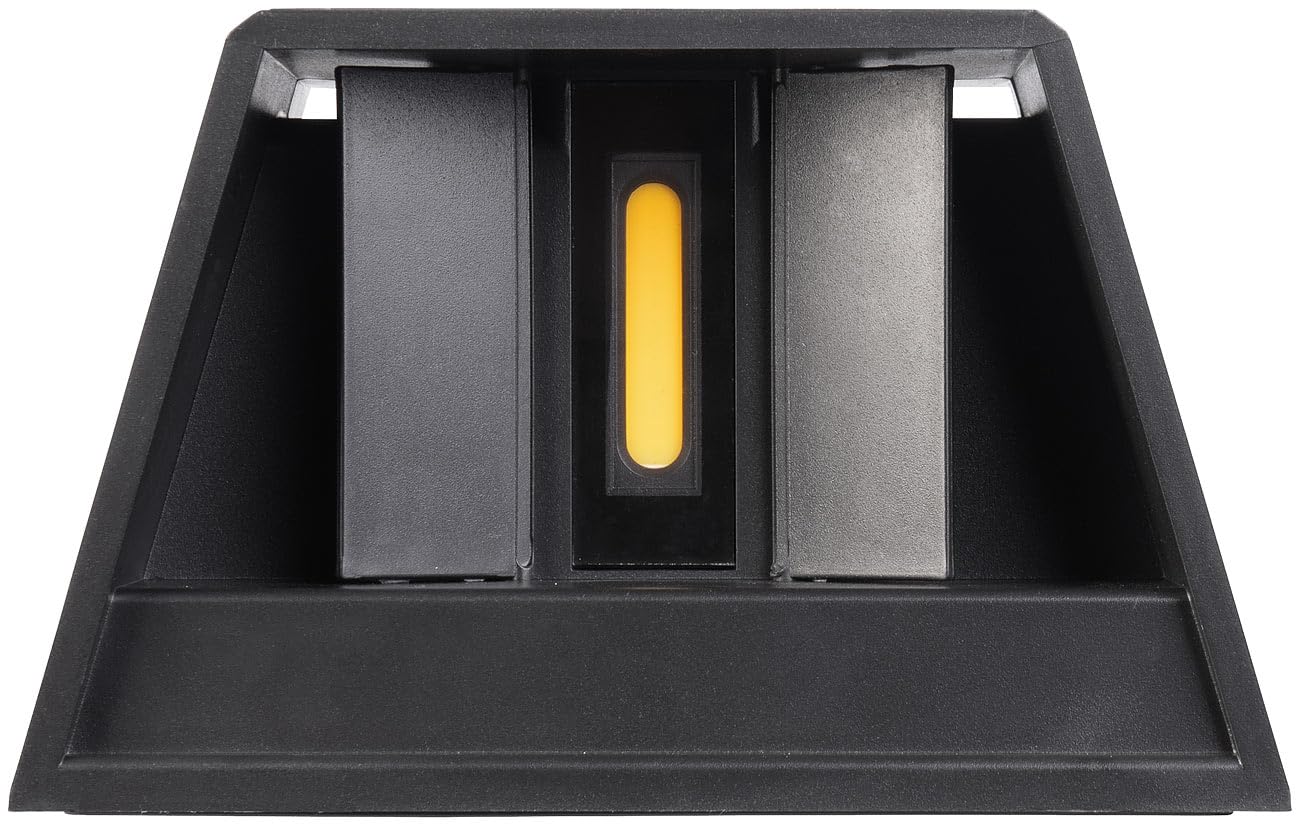 Lunartec Außenbeleuchtung Solar-LED-Wandleuchte warmweiß IP54