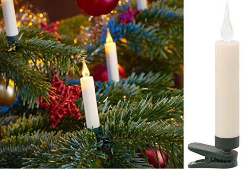 Bonetti Wireless Christmas Candles Baumkerzen 20er-Set Timer