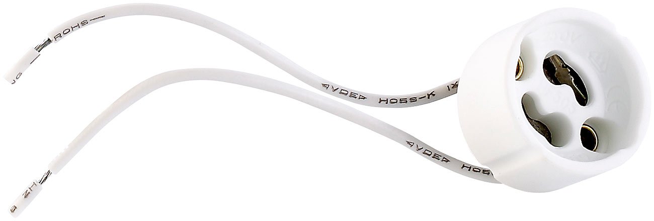Lunartec Leuchtmittel GU10 Fassung Keramik 10er-Pack 100W