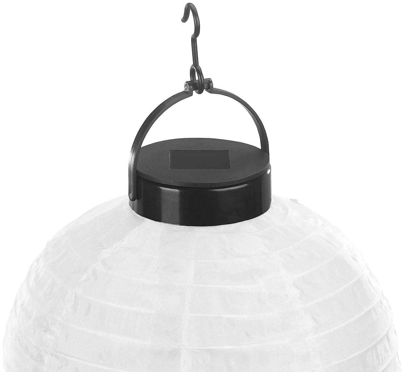 Lunartec Licht-Dekoration Solar-Lampion weiß warmweiß 2er-Set 20cm