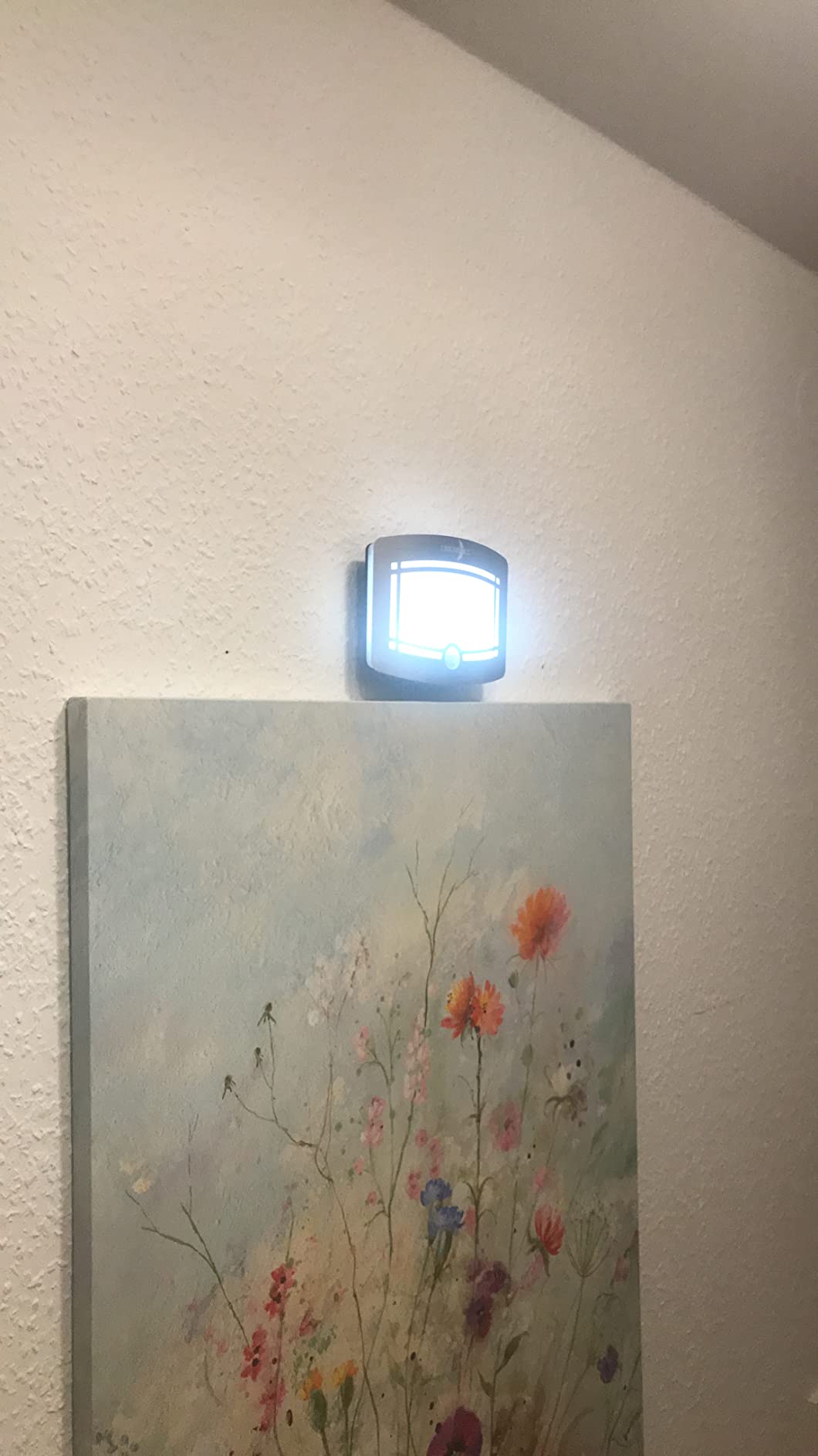Lunartec Innenbeleuchtung LED-Wandleuchte Batterie 40lm weiß