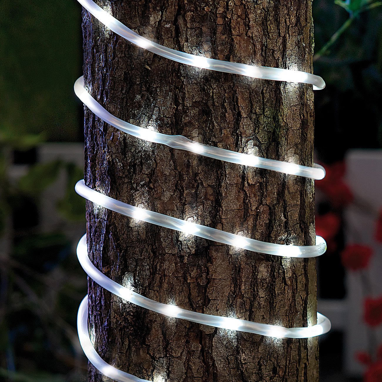 Lunartec LED-Lichtschlauch 20m weiß 720 LEDs IP44 für außen