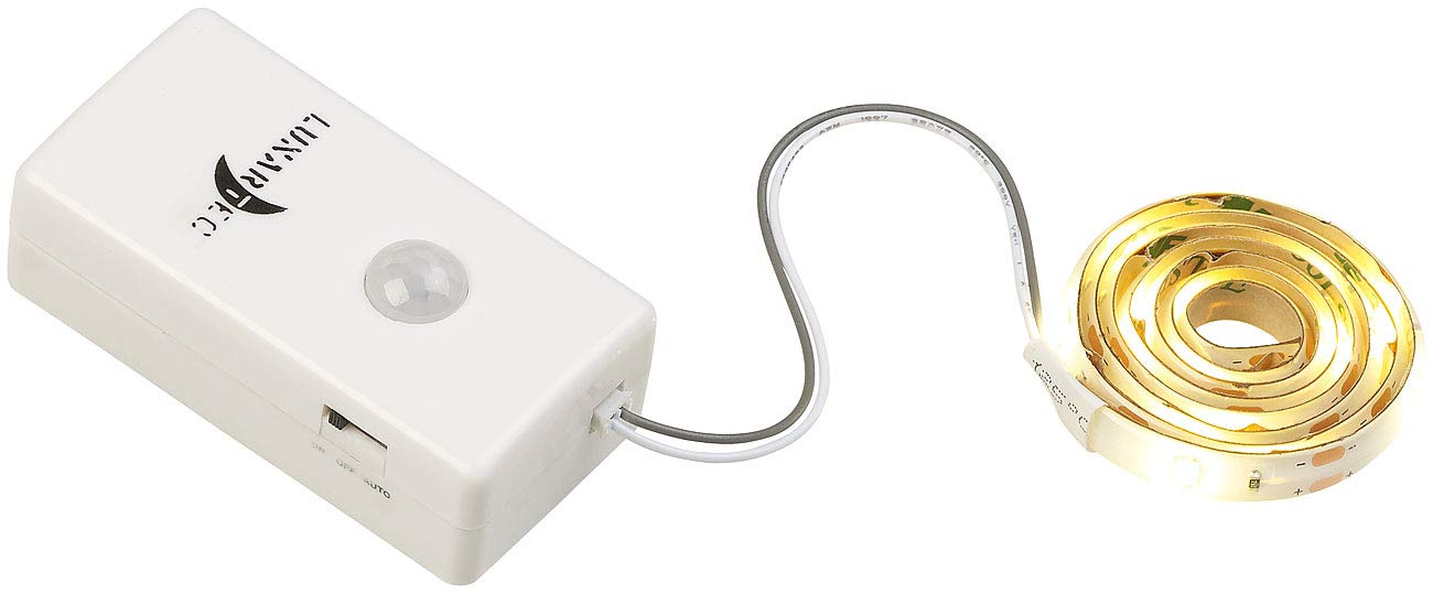 Lunartec Leuchtmittel LED-Streifen 100cm Bewegungsmelder 600lm