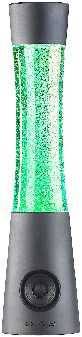 Lunartec Licht-Dekoration Tornado Glitzerlampe mit Bluetooth