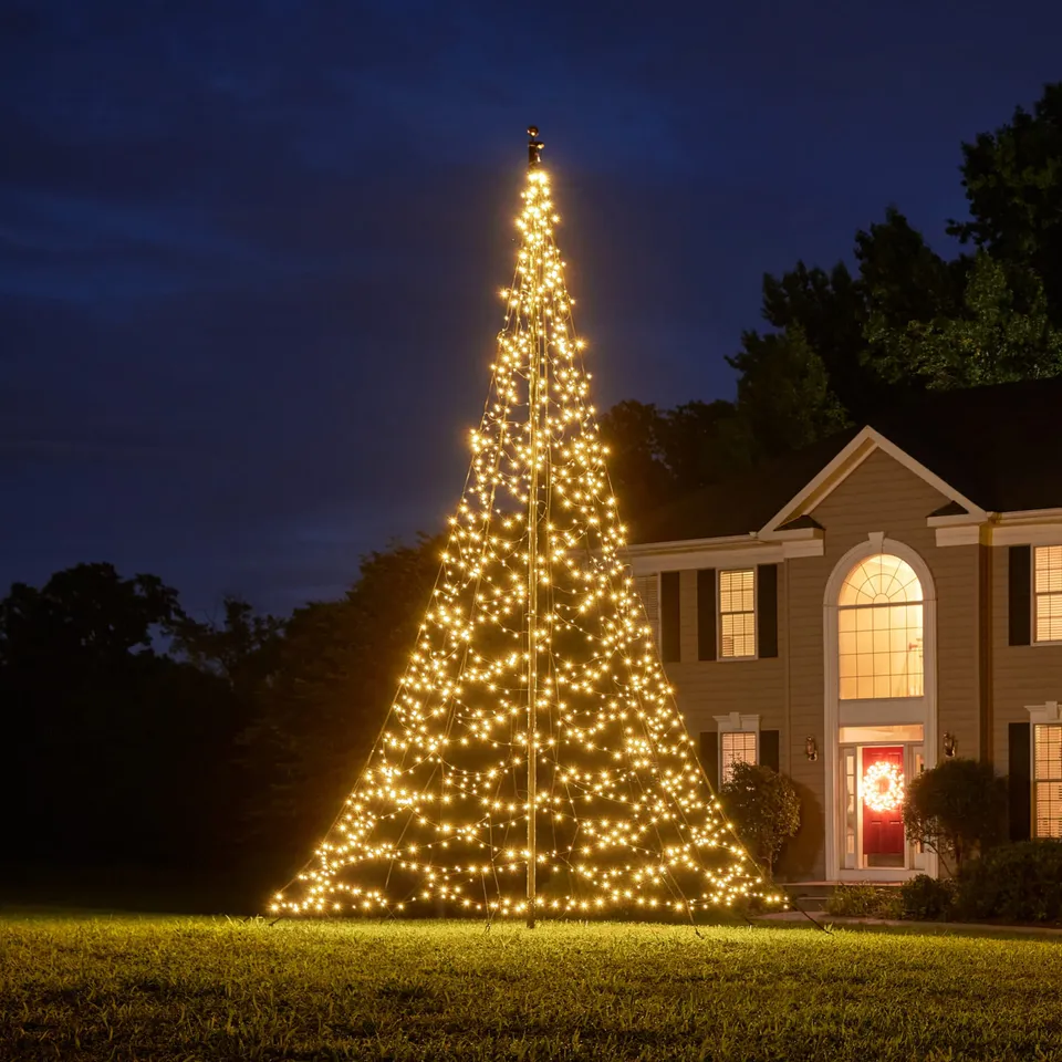 Fairybell Standard Fahnenmastbaum 6 m 1200 LED warmweiß