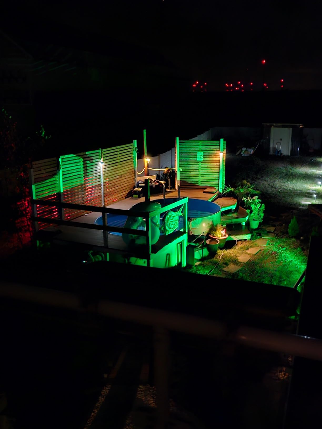 Bonetti Solar Gartenlaterne 120 cm warmweiß 8 LEDs