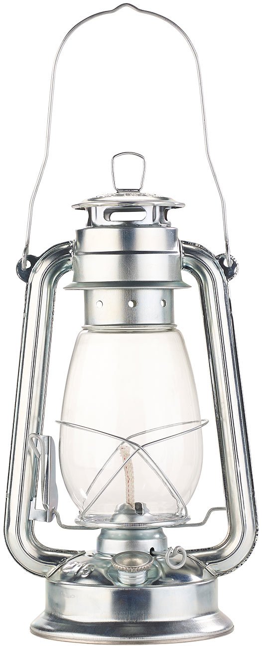 Lunartec Taschenlampen Petroleum-Sturmlaterne Amalia Blech 270 ml