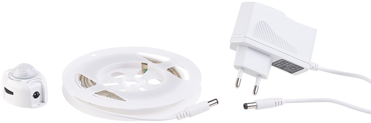 Lunartec Innenbeleuchtung LED Bettlicht 1,2 m warmweiß 36 LEDs