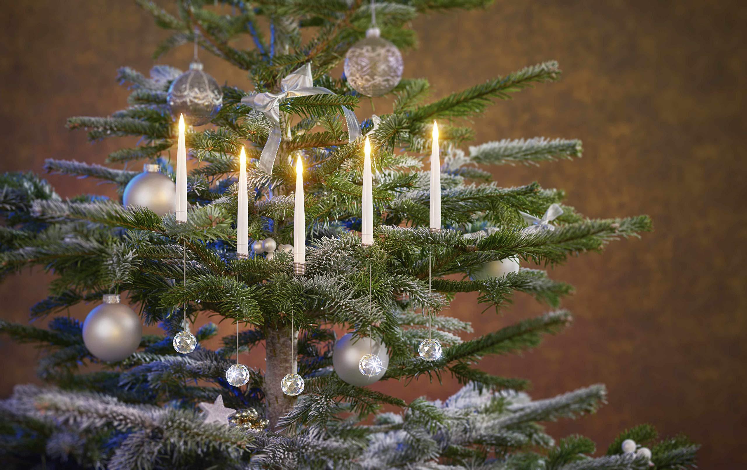 Bonetti Wireless Christmas Candles Baumkerzen 10er silber