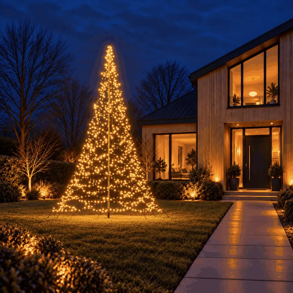 Fairybell Premium Weihnachtsbaum 4 m 1536 LED Luminous Switch