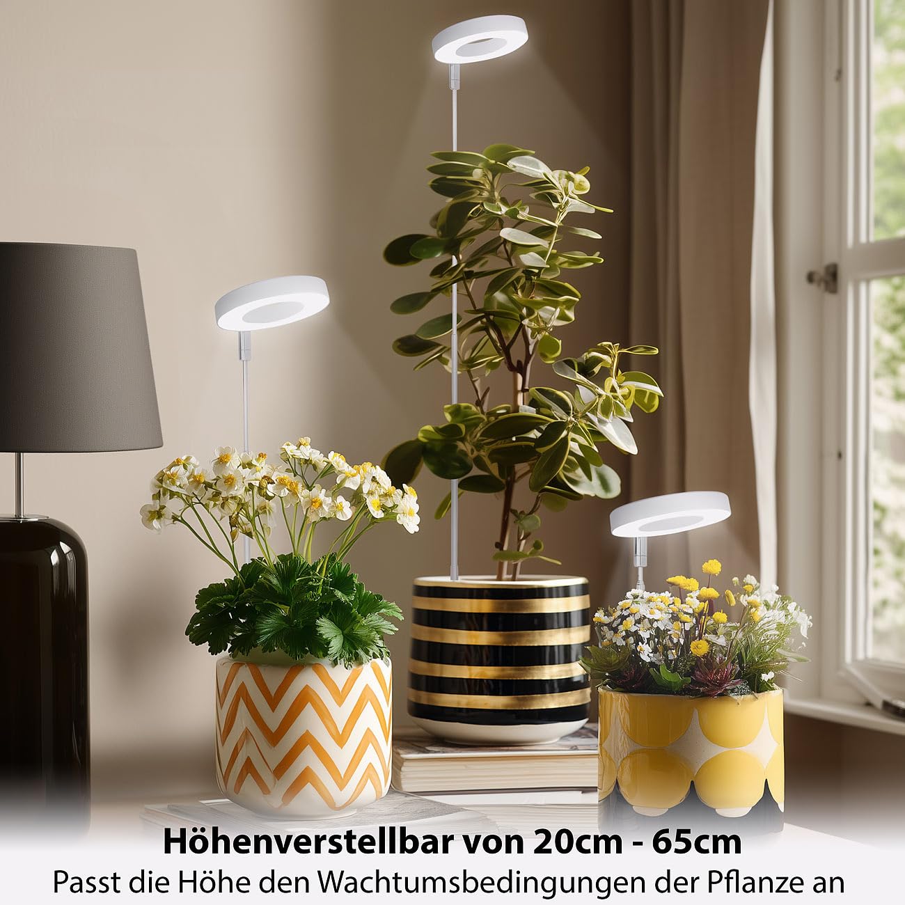 Lunartec Leuchtmittel Pflanzenlampe Vollspektrum 48 LEDs USB