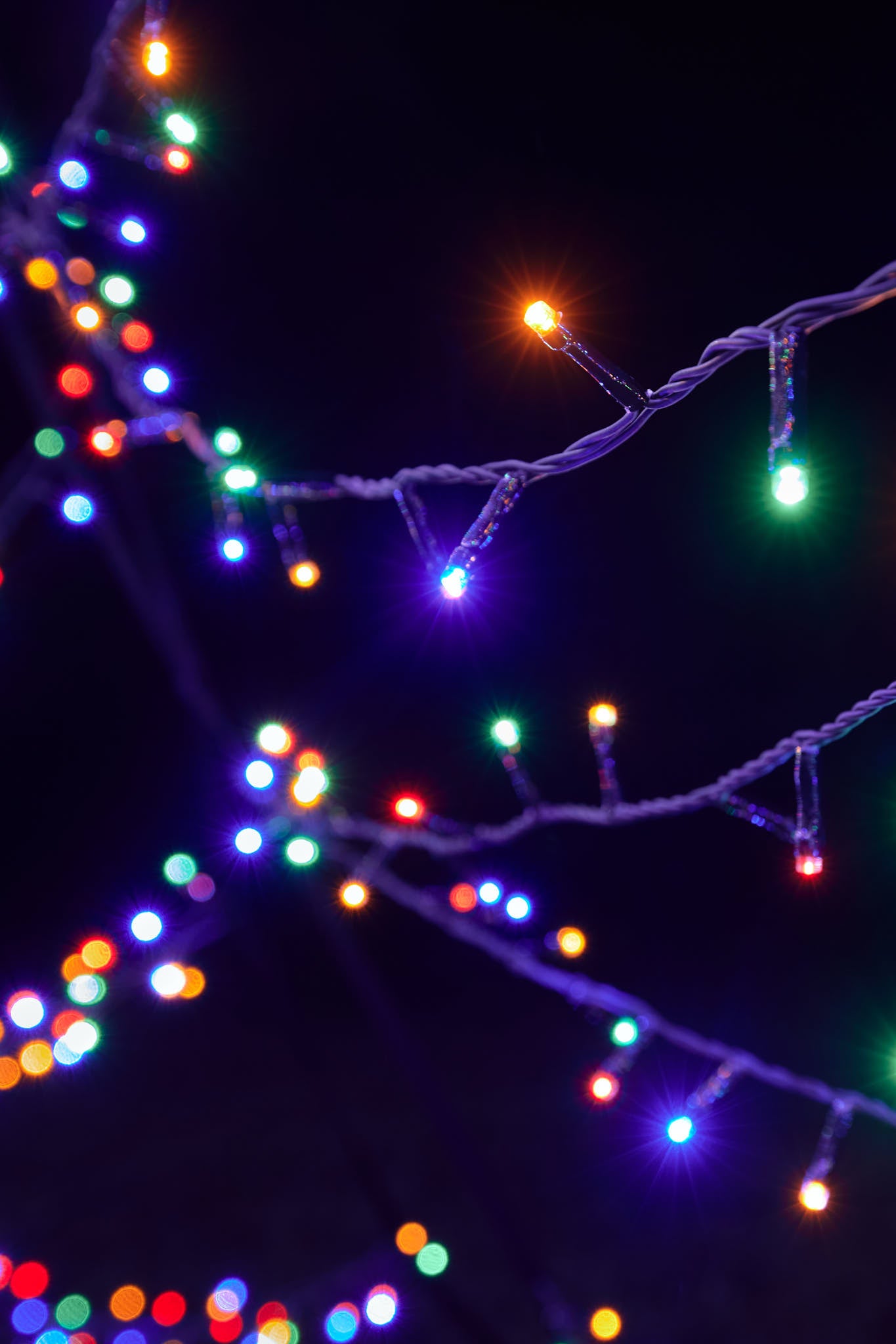 Fairybell Premium Fahnenmast-Weihnachtsbaum 8m 1500 LED bunt