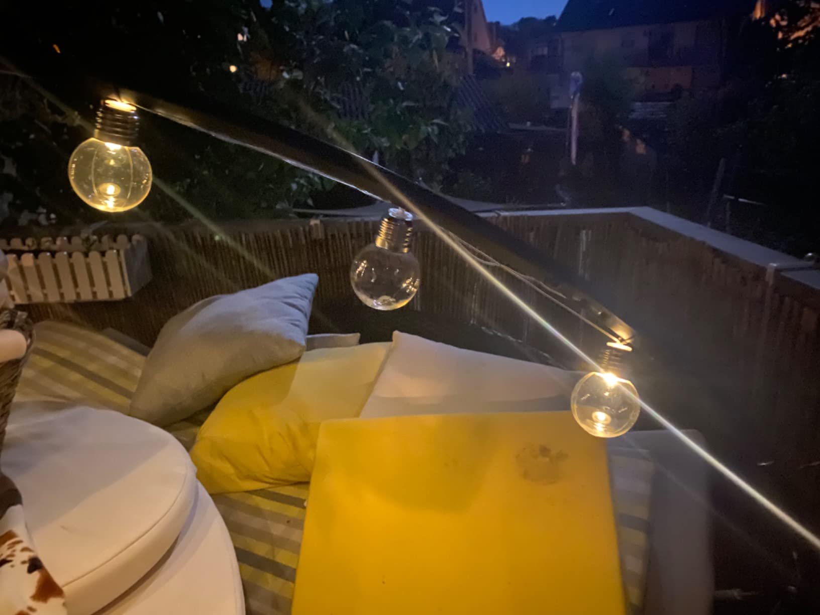 Lunartec Licht-Dekoration Solar-Lichterkette 10 Birnen warmweiß