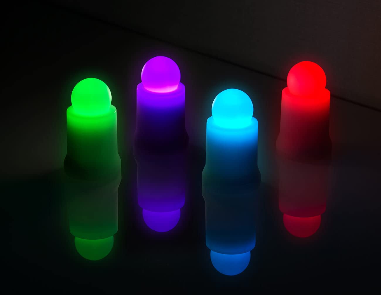 Lunartec Licht-Dekoration LEDK-4 LED-Kerzen 8er-Set RGBWW Akku