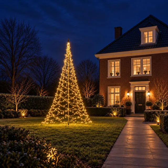 Fairybell Standard 4 m 864 LED Lichterbaum warmweiß mit Mast