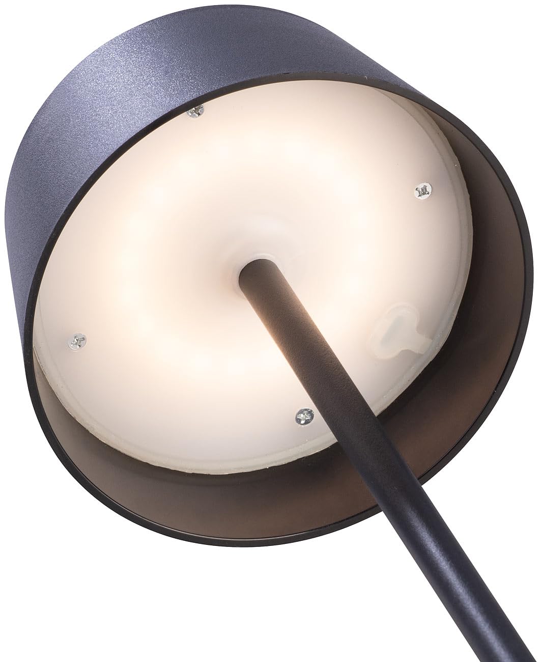 Lunartec Außenbeleuchtung 2er Solar-Tischlampe warmweiß dimmbar