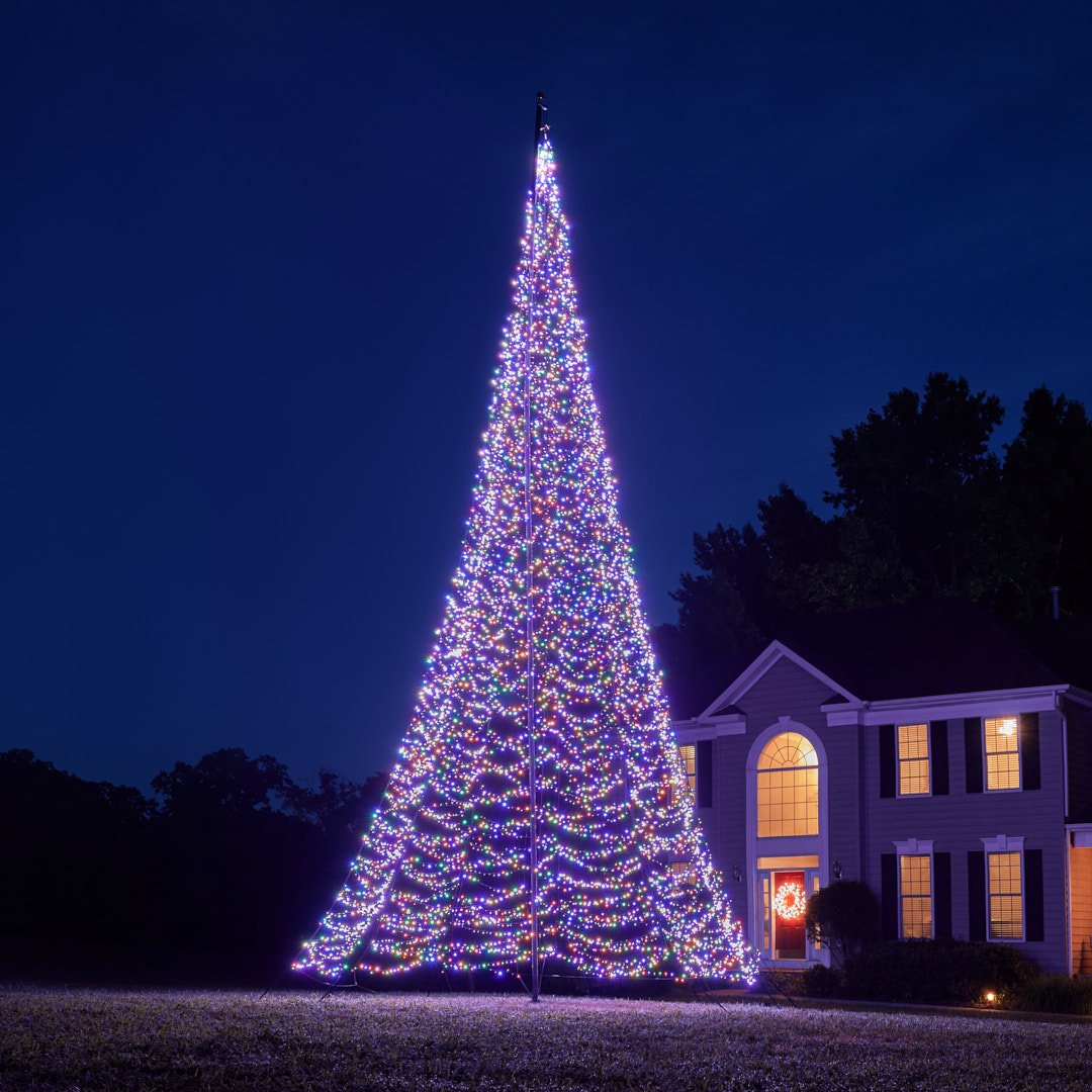 Fairybell Premium Luminous Switch Fahnenmastbaum 10m 8000 LED