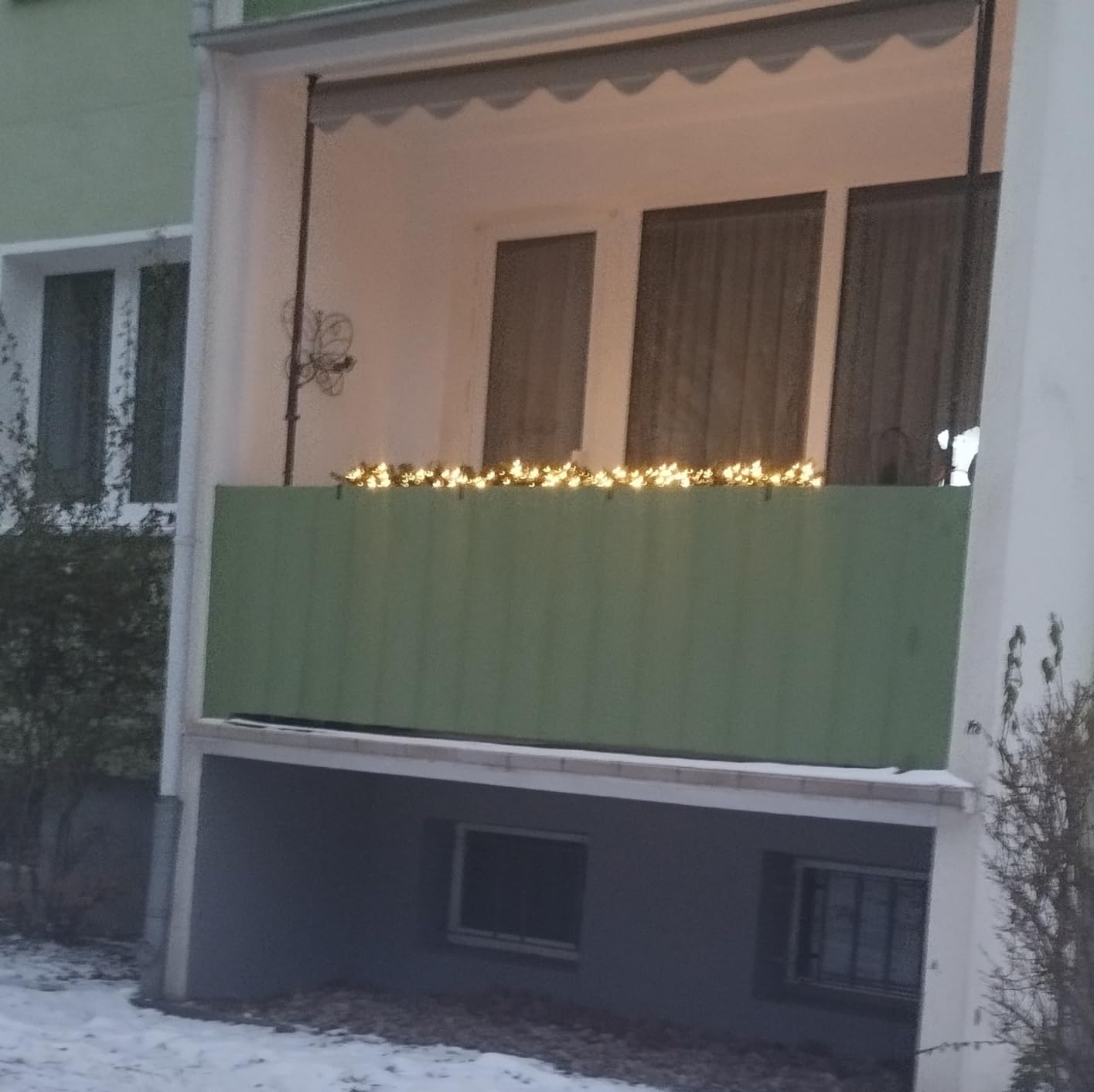 Lunartec Licht-Dekoration Cluster Lichterkette 300 LED warmweiß 8m