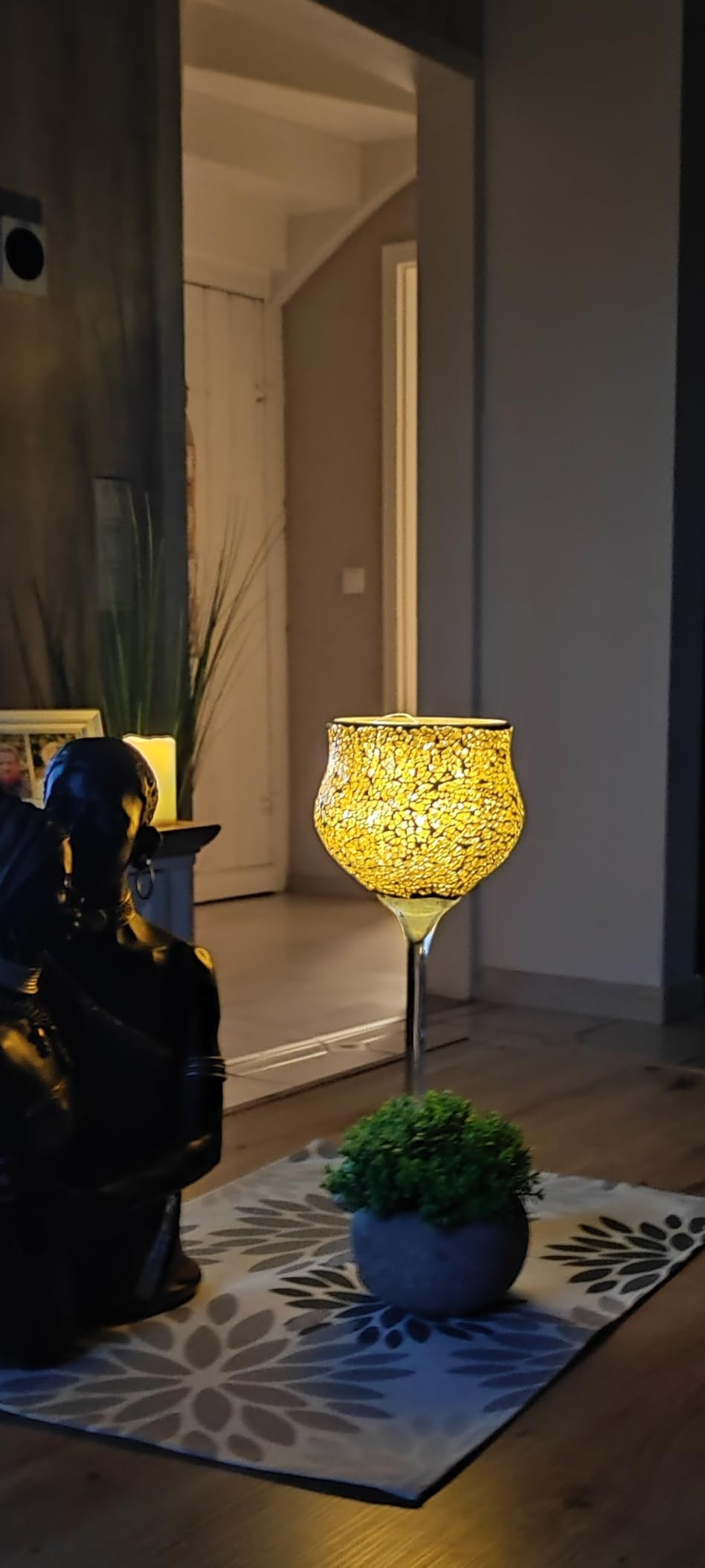 Bxroiu Lichterkette 50 LED Silberdraht 5 m warmweiß 2er Set