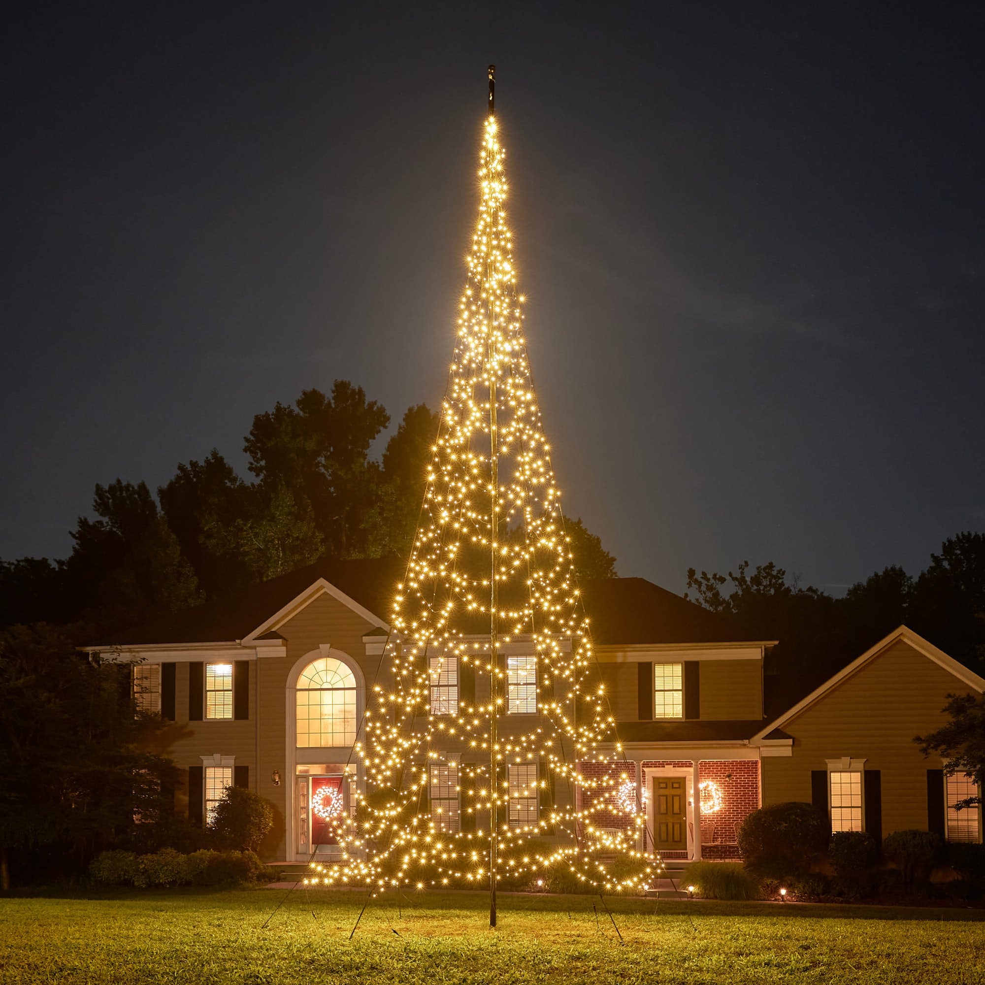 Fairybell Standard 7 Meter 1500 LED warmweiß Fahnenmastbaum
