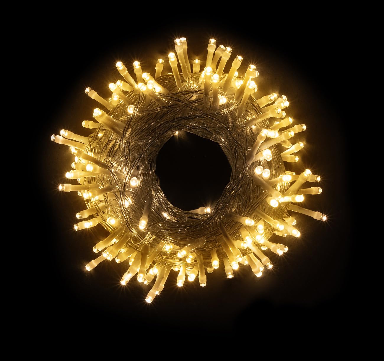 Lunartec Licht-Dekoration LED-Lichterkette 200 LEDs 20m warmweiß